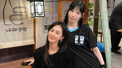 소녀시대 태연·서현, 윤아 응원